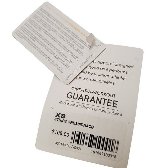 NWT Athleta XS 439149 Cressida Stripe Midi Blue White Shelf Bra Dress A18 - Picture 3 of 10